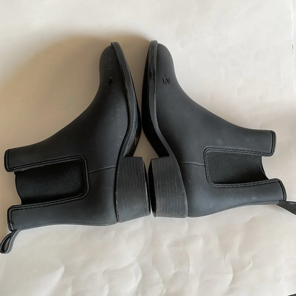 Jeffrey Campbell Havana Last Stormy Chelsea Rankle Rain Ankle Boots size 8